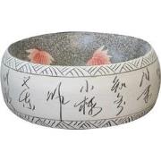 Fine Asianliving Keramische Waskom Lotus Handgeschilderde B41xH15cm