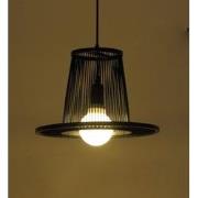 Fine Asianliving Bamboe Hanglamp Zwart D35xH23cm Maury