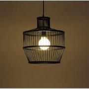 Fine Asianliving Bamboe Hanglamp Zwart D34xH35cm Melvin