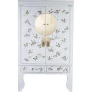 Fine Asianliving Chinese Bruidskast Sneeuw Wit Handbeschilderd -