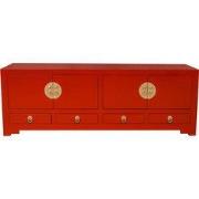 Fine Asianliving Chinese TV Kast Rood Lucky Red - Orientique