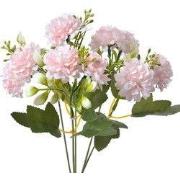 Clayre & Eef Kunstbloem 31 cm Roze Kunststof