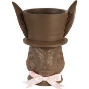 Clayre & Eef Decoratie Beeld Konijn 21x15x26 cm Bruin Kunststof