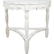 Clayre & Eef Sidetable  106x48x87 cm Wit Hout Wandtafel