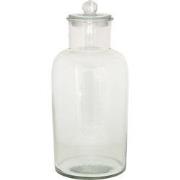 Clayre & Eef Voorraadpot  Ø 15x35 cm Glas Voorraadbus