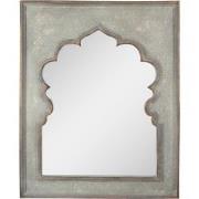Clayre & Eef Spiegel  80x4x100 cm Groen Hout Glas Rechthoek Wandspiege...
