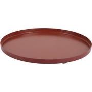 Present Time - Dienblad Servir Rond Small - Rode oker