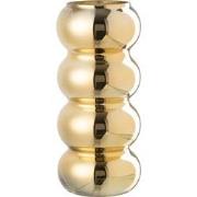J-Line - Vaas Rups Glas Goud - 13.5x13.5x30cm