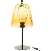 J-Line - Tafellamp Oceane Glas Geel - 58x28x28cm