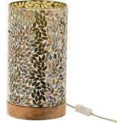 J-Line - Tafellamp Mozaiek Glas Groen Small - 15x15x29.5cm