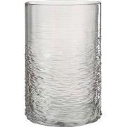 J-Line - Windlicht Zee Glas Grijs Large - 19.5x19.5x30cm