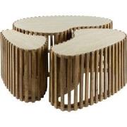 AnLi Style Salontafel set/3 niervorm Nuovo travertin