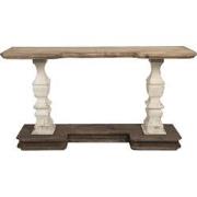 Clayre & Eef Sidetable  157x40x86 cm Bruin Beige Hout Rechthoek Wandta...