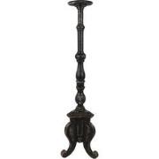 Clayre & Eef Kandelaar  163 cm Zwart Hout Kaarsenstandaard