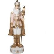Clayre & Eef Beeld Notenkraker 178 cm Roze Polyresin Kerstdecoratie