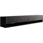 Meubella TV-Meubel Asino - Grijs  - 180 cm