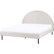 Beliani MARGUT - Tweepersoonsbed-Beige-Polyester