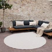 Buitenkleed Druppel Mono - Naturel/Wit - Dubbelzijdig - EVA Interior -...