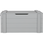 WOOOD Dennis Speelgoedkist - Grenen Geborsteld - Betongrijs - 42x90x42
