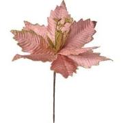 Clayre & Eef Kunstplant Kerstster Ø 24x27 cm Roze Kunststof Kerstdecor...
