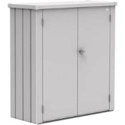 BIOHORT | Terraskast Romeo | Zilver Metallic | Formaat M | 140 x 57 cm