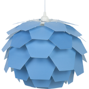 Beliani SEGRE S - Kinderlamp-Blauw-Synthetisch materiaal
