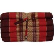 Fine Asianliving Thaise Mat Oprolbaar Matras 190x50x4.5cm Bordeauxrood