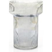 Riba 4 vaas - Grey 21x21x28,5 cm