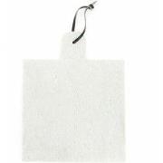 Snijplank CB2 Wit Vierkant 25x27x1 cm.