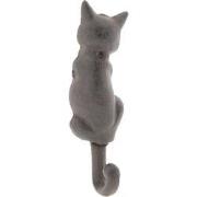 Clayre & Eef Wandhaak  5x3x17 cm Bruin Metaal Kapstok