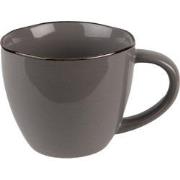 Clayre & Eef Mok  300 ml Grijs Keramiek Theemok