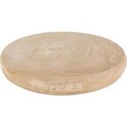 Clayre & Eef Onderzetters Pannen  Ø 30 cm Bruin Hout Rond Pannenonderz...