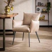 Eetkamerfauteuil Velvet Sarah met Armleuning