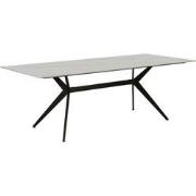 Eettafel Grace Sintered Stone Marmerlook Wit