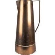 Clayre & Eef Decoratie Kan  27x23x54 cm Koperkleurig Metaal