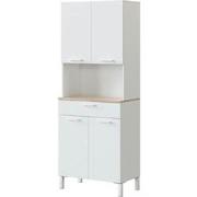 Keukenbuffet met 4 deuren + 1 lade en 1 open compartiment