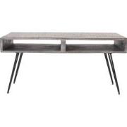 Retro Salontafel Grijs Massief Mangohout