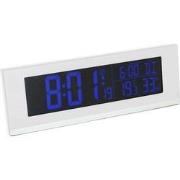 Fackelmann Tecno thermo-/hygrometer, klok wit met usb