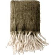 Dutch Decor LIBBE - Plaid 130x170 cm - Deken met wol en flosjes - supe...