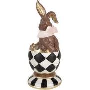 Clayre & Eef Decoratie Beeld Konijn 19 cm Bruin Polyresin Paasdecorati...