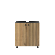 Onderkast met wielen, 2 deuren L60 cm - PUREBLISS
