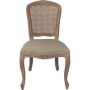 Clayre & Eef Eetkamerstoel 52x49x95 cm Bruin Hout