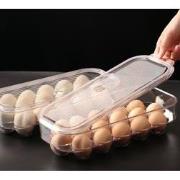 Decopatent® Eierdoos Vershouddoos met Deksel voor 16 Eieren - Koelkast...