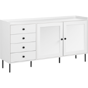 Beliani ALCOVE - Sideboard-Wit-Vezelplaat