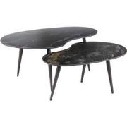 AnLi Style Salontafel set/2 niervormig fossil
