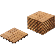 Beliani ACERENZA - Buitenvloeren-Natuurlijk-FSC® gecertificeerd acacia...