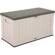 Lifetime Kunststof Kussenbox 440 liter - tuinkist 64x128x67cm - Grijs