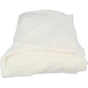Heerlijk Zachte en Grote Fleece Plaid - 180x220 cm - Creme