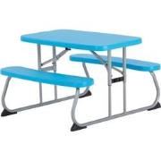 Kindertafel Lifetime Blauwe Opvouwbaar - Picknickset - Blauw