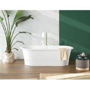 Vrijstaand Solid Surface ligbad Classic 180x88cm mat wit